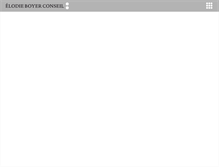 Tablet Screenshot of elodieboyer.com